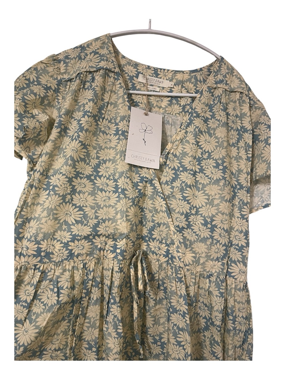 NWT Christy Dawn The Dawn Dress in Sky Chamomile - Picture 7 of 9